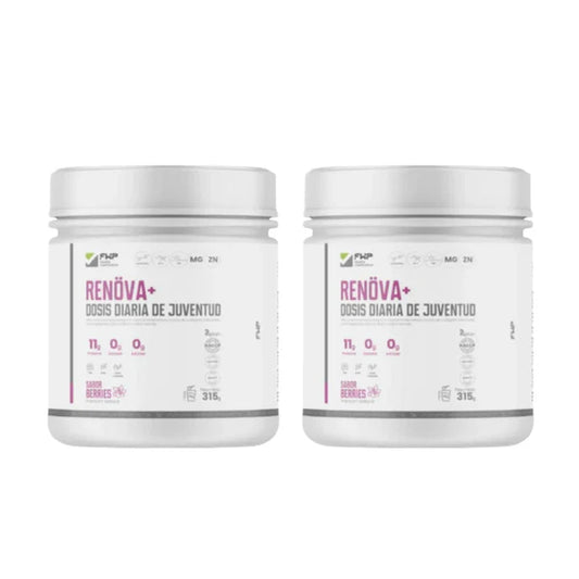 Pack 2 Renova+ Dosis Diaria De Juventud Resveratrol Colageno Y Vitaminas